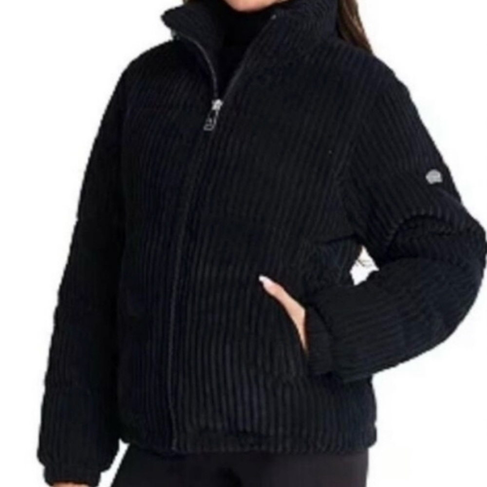 Koolabura UGG Black Corduroy Puffer Jacket medium